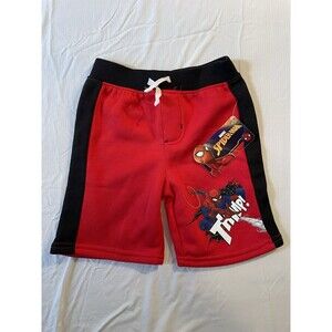 Marvel Spider-Man Shorts Boys Size 6 Red New With Tags